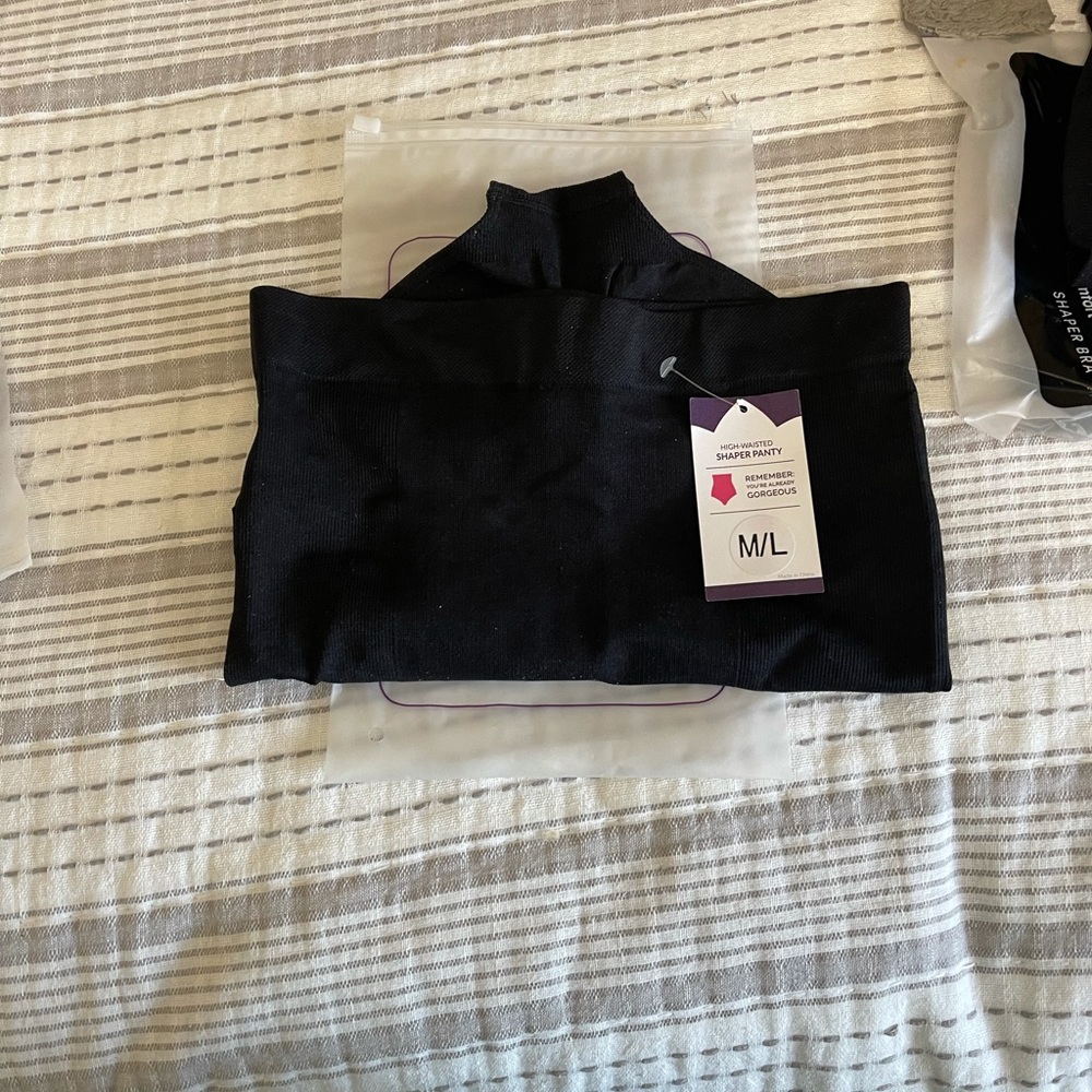 Shapewear, high waisted briefs.